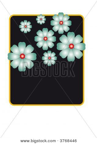 Abstrakt blomst baggrund.