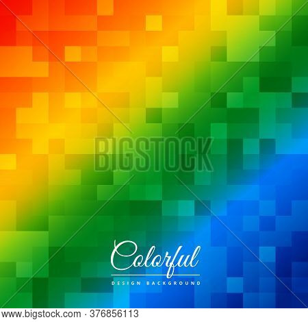 Abstract Rainbow Background Illustration Vector Design Illustration Template