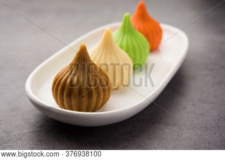 Modak Is An Indian Sweet Popular In States Of Maharashtra, Goa & In The Regions Of Konkan In India