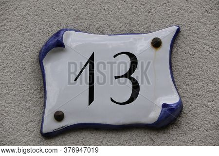 House Number 13 In The City Of Auray, France