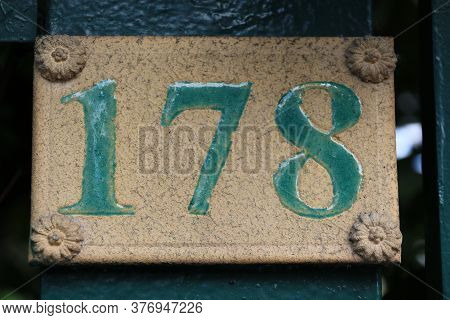 House Number 178 In The City Of Clamart, France