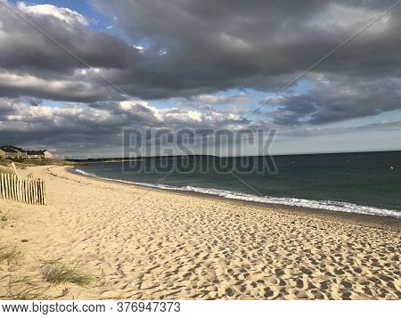 The Beautiful Beach Of Arzon In France