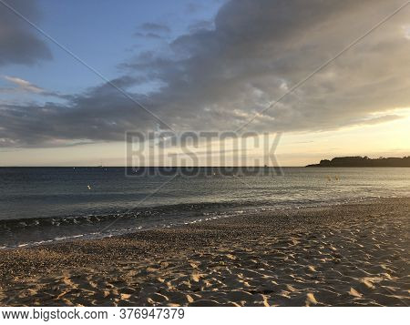 The Beautiful Beach Of Arzon In France