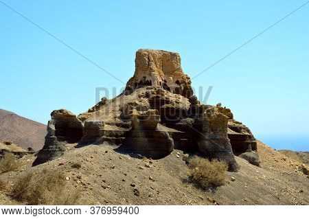 Rofera De Teseguite Rock Formations In Lanzarote One Of The Canary Islands