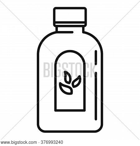 Cough Syrup Dosage Icon. Outline Cough Syrup Dosage Vector Icon For Web Design Isolated On White Bac