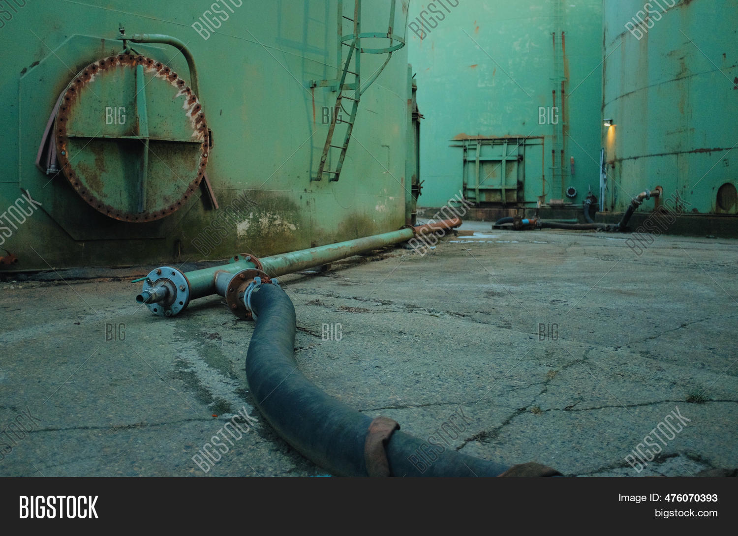 Beautiful view of Abandoned Urban Industrial