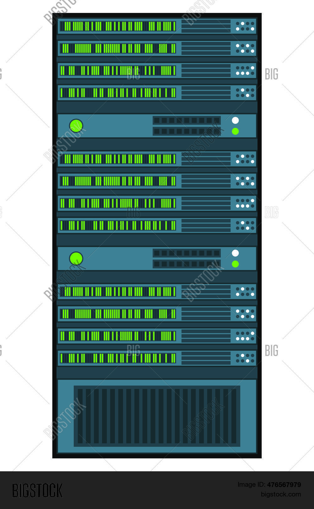 Server Rack Vector Image Server Rack. Server Vector & Photo (Free Trial) | Bigstock