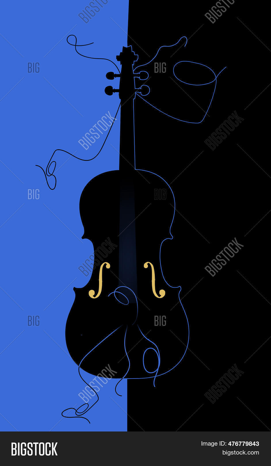 Violin Broken Strings Image & Photo (Free Trial) Bigstock