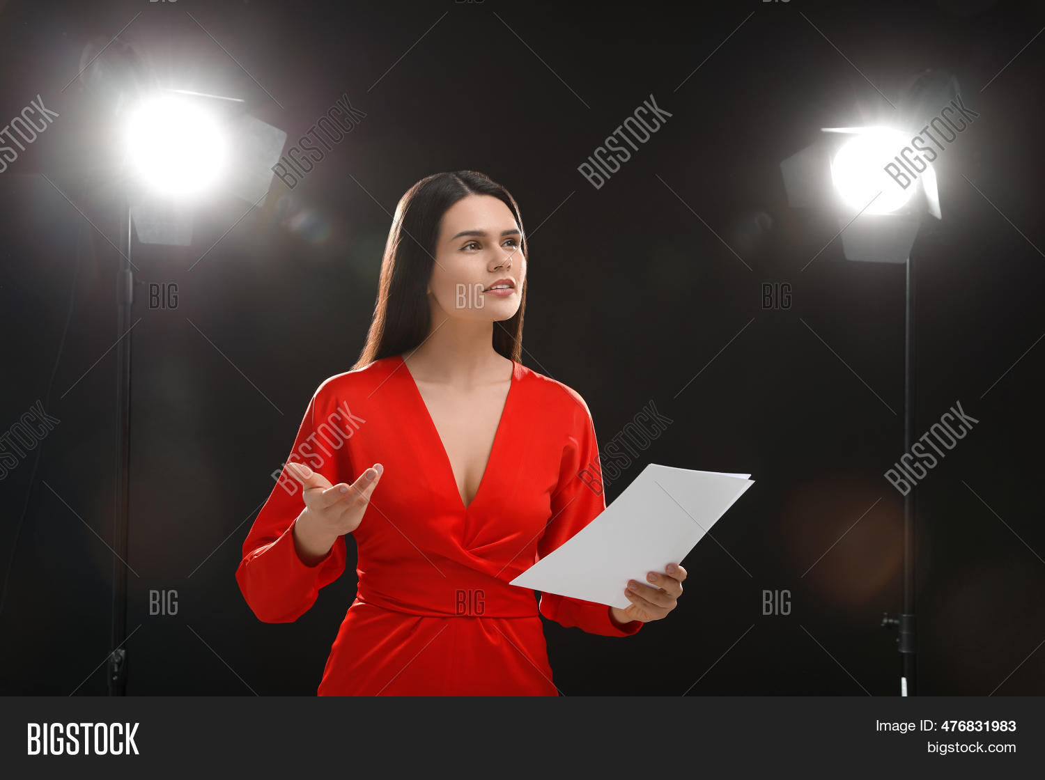 Script Writing Cast Actress Script Image & Photo (Free Trial) | Bigstock