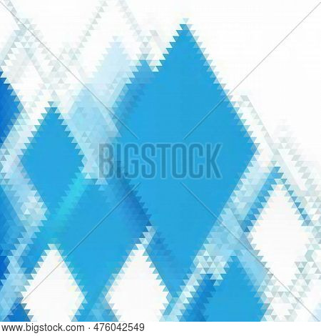 Blue Mesh Mosaic Background, Creative Design Templates