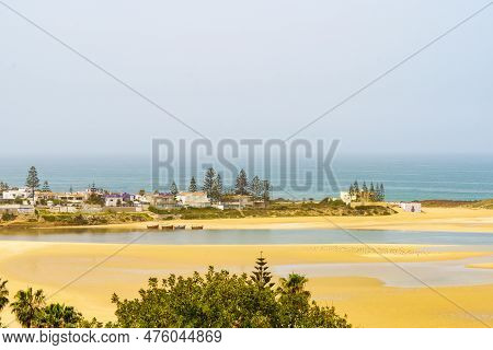 Oualidia, Morocco - April 08, 2023: View Of The Village Resort Oualidia, In The Atlantic Coast Of Mo