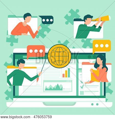 Report, Consultant Account Administration At Consult Meeting For Accounting. Grow Your Business Conc