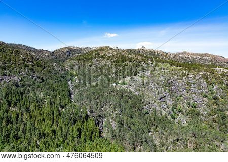 Beautiful Landscape At Vilar Da Veiga In Geres National Park, Portugal