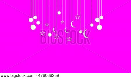Colorful Eid Mobarak Concept With Background .vector Illustration.eps