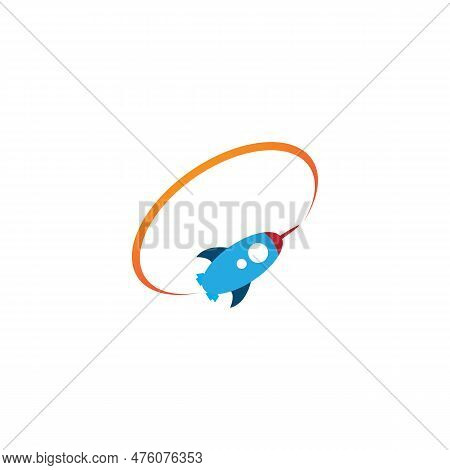 Rocket Logo Design Stock Vector, Rocket Logo Design Illustration