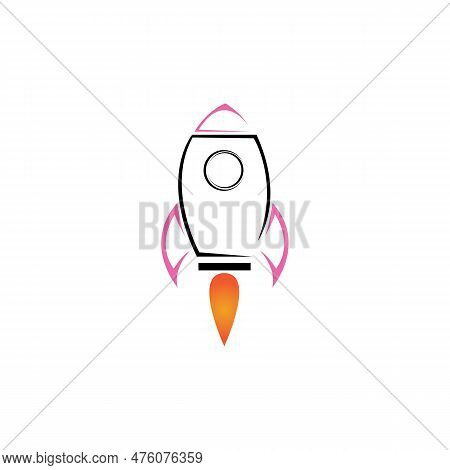 Rocket Logo Design Stock Vector, Rocket Logo Design Illustration
