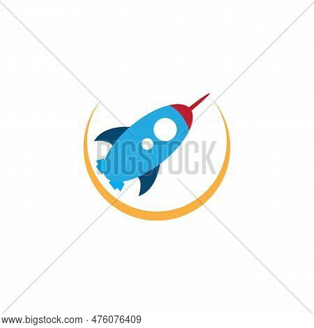 Rocket Logo Design Stock Vector, Rocket Logo Design Illustration