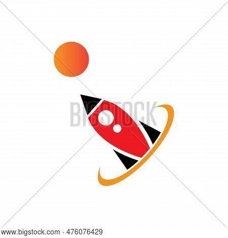 Rocket Logo Design Stock Vector, Rocket Logo Design Illustration