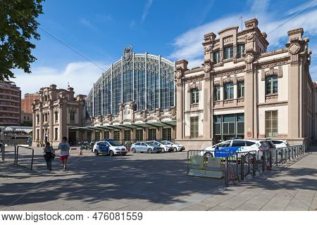 Barcelona, Spain - June 08 2018: The Estació Del Nord Or Estación Del Norte, Is A Former Railway Sta