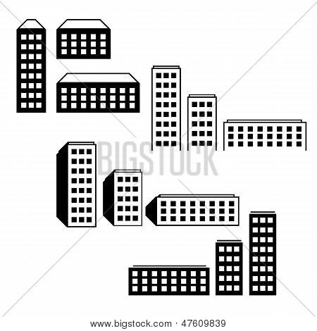 Icônes de bâtiment