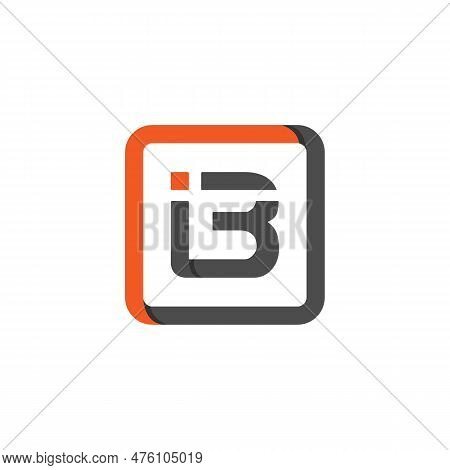I3 Creative Modern Logo Design Concept. Combination Of Letter I With Number 3 Symbol Inside Of Squar