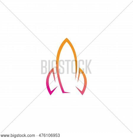 Rocket Logo Design Stock Vector, Rocket Logo Design Illustration