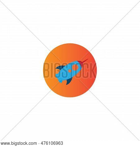 Rocket Logo Design Stock Vector, Rocket Logo Design Illustration