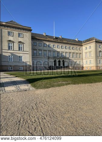 Photo Of Bulding Near Soro Lake In Denmark.