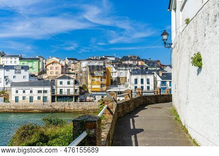 Tapia De Casariego, April 18, 2023. View Of The Village Of Tapia De Casariego, In Asturias, Spain.