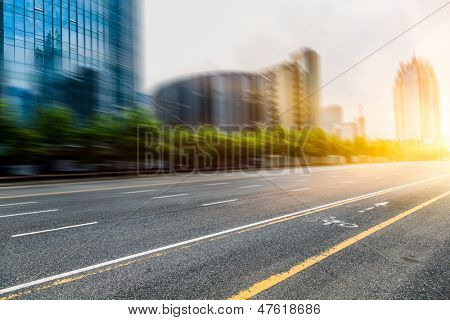 Rengör vägen av staden, rapid city trafik.