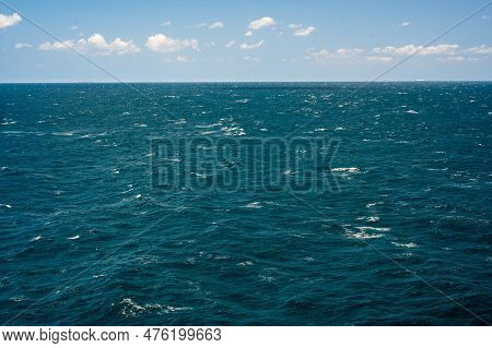 Ocean, Sea, Background And Texture. Blue Water Background. Ripple Sea Ocean Water Surface. Ocean Wat