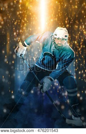 Ice Hockey Player. Download High Resolution Photo For Sports Betting Advertisement. Icehockey Athlet