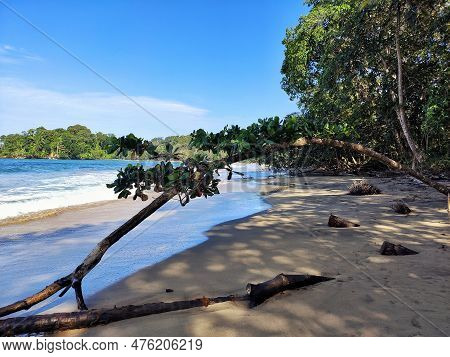 Views Of The Coast Of Costa Rica.