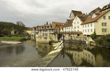 Reflexión de Alemania Schwäbisch Hall