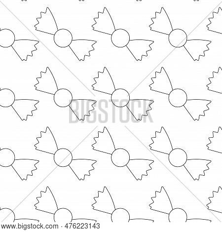 Candy Chupachups Doodle Line Coloring Pattern Background