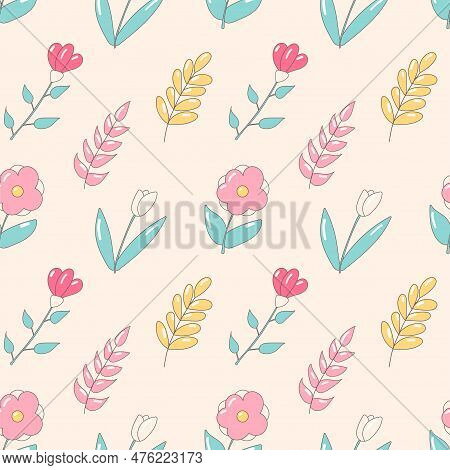 Flowers Pattern Garden Warm Beautiful Decoration Fresh