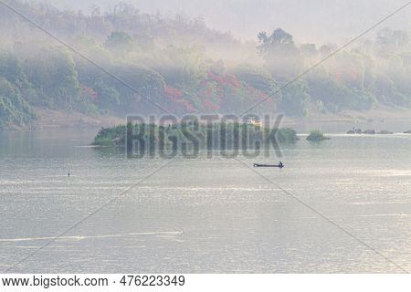 Breathtaking And Impressive Landscape In Luang Prabang, Laos. High-quality Photo