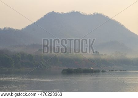 Breathtaking And Impressive Landscape In Luang Prabang, Laos. High-quality Photo