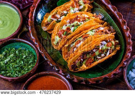 Taco De Barbacoa Is A Mexican Dish From The State Of Jalisco. The Dish Is A Meat Stew Traditionally 