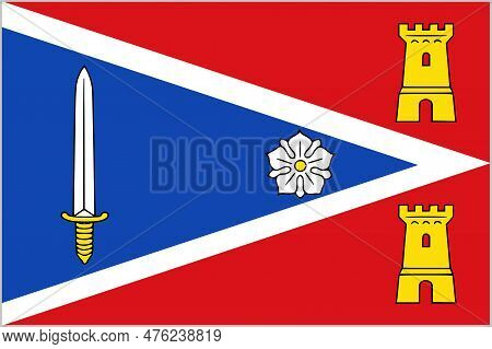 Flag Of Zaltbommel Municipality (gelderland Or Guelders Province, Kingdom Of The Netherlands, Hollan