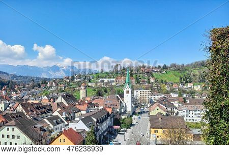 A Beautiful Picture Of Feldkirch In Austria