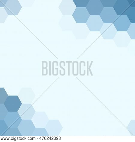 Blue Abstract Geometric Background. Presentation Template. Eps C10