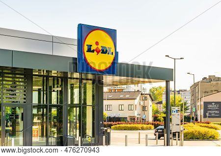 Bedzin, Poland - 14.05. 2023 - Lidl Store In Bedzin