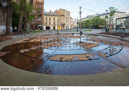 The Fountain Dedicated To The Hero Of Ukraine Dmytro 