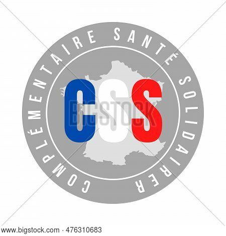 Solidarity Complementary Health Insurance Symbol Icon Called Css Complementaire Sante Solidaire In F