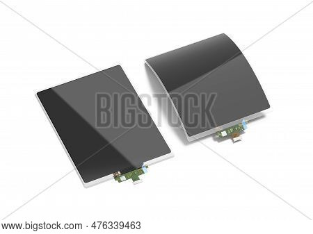 Flexible Display Wide Rectangular Rectified Curved Side