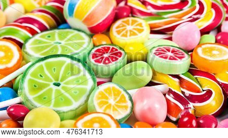 Fruit Candy Wallpapers - Background Colorful Candy Jelly Sweet