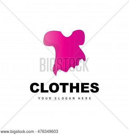 Clothing Logo, Simple Style Shirt Design, Clothing Store Vector, Fashion, Business Brand And Templat
