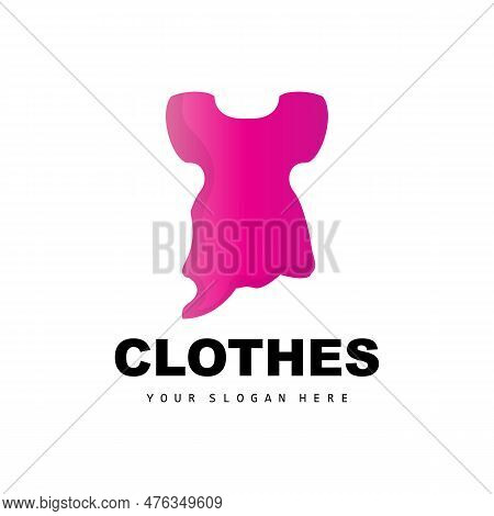 Clothing Logo, Simple Style Shirt Design, Clothing Store Vector, Fashion, Business Brand And Templat