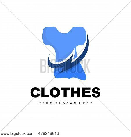 Clothing Logo, Simple Style Shirt Design, Clothing Store Vector, Fashion, Business Brand And Templat